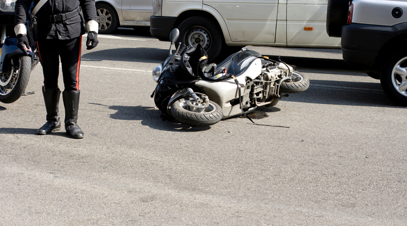 Serious Motorcycle Crash on English Creek Ave