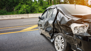Two Seriously Hurt After Car Hits Lane Divider on Rte 22
