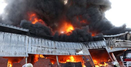 Three Hurt in Fire at Industrial Ave Dealerships in Hasbrouck Heights, NJ