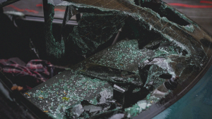 Four-Car Crash Blocks Lane on Southern State Pkwy