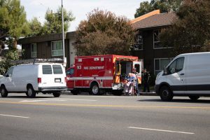 Driver Hospitalized After Rollover on Kansas St