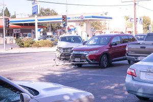 Two Injured in Crash on Piaget Ave