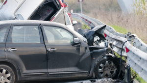 Overturned Vehicle Traps Occupant After Crash on Valley Rd